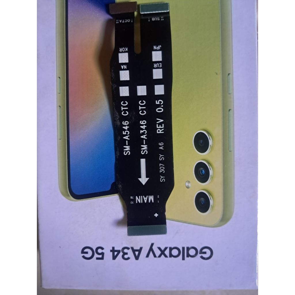 6.6 DISKON PARAAAHHH!!! Fleksibel Charger ke Mesin Samsung A34 5G / Samsung A54 5G Copotan Original 