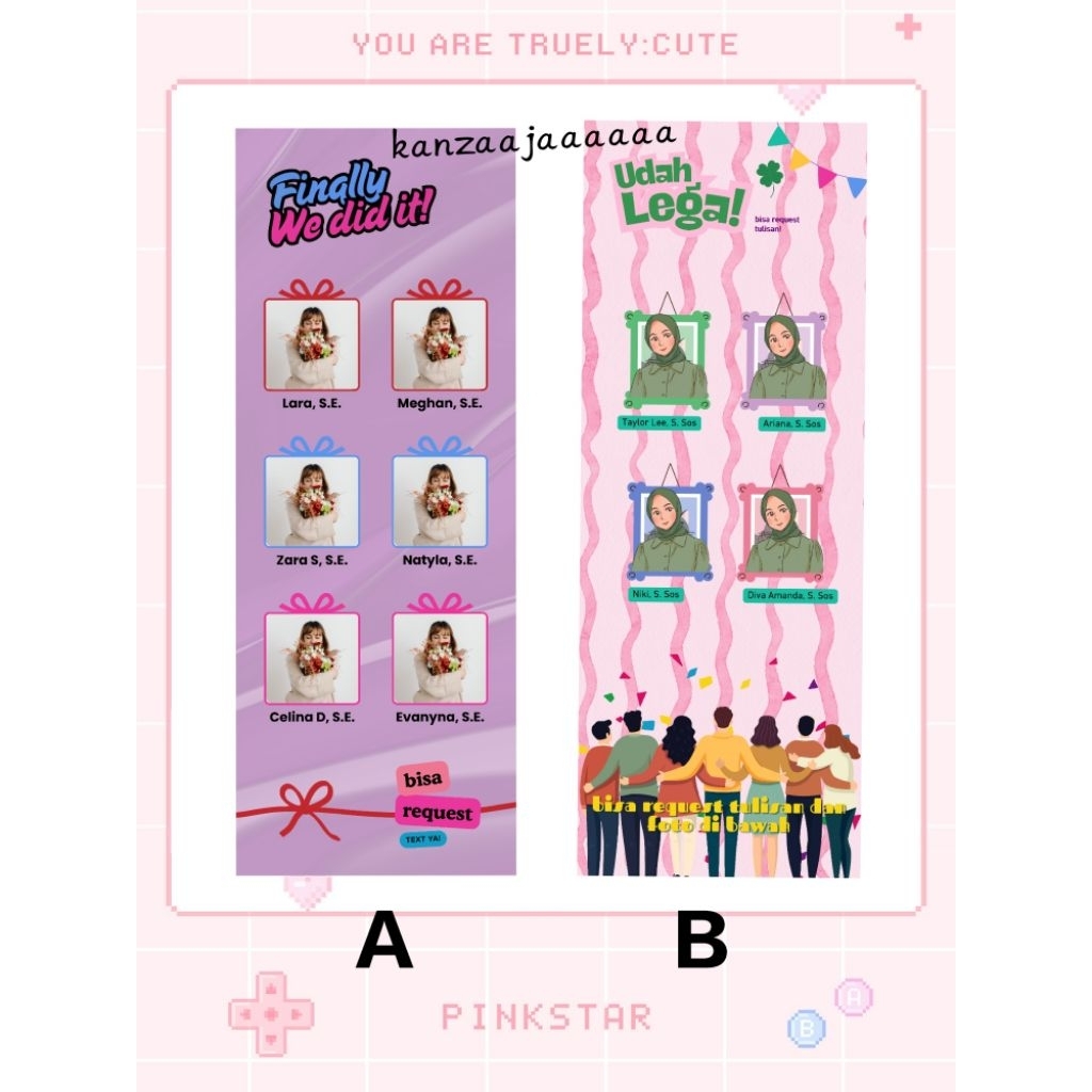 Desain Banner Lucu Sidang Skripsi dan Wisuda