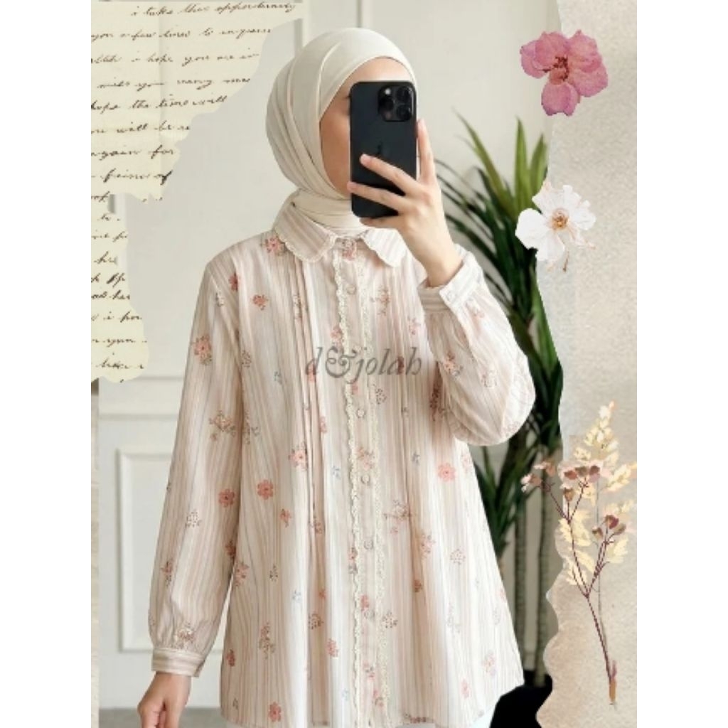 Atasan wanita - MaysaCasual Blouse kekinian, oufit kantor, kuliah, baju lebaran