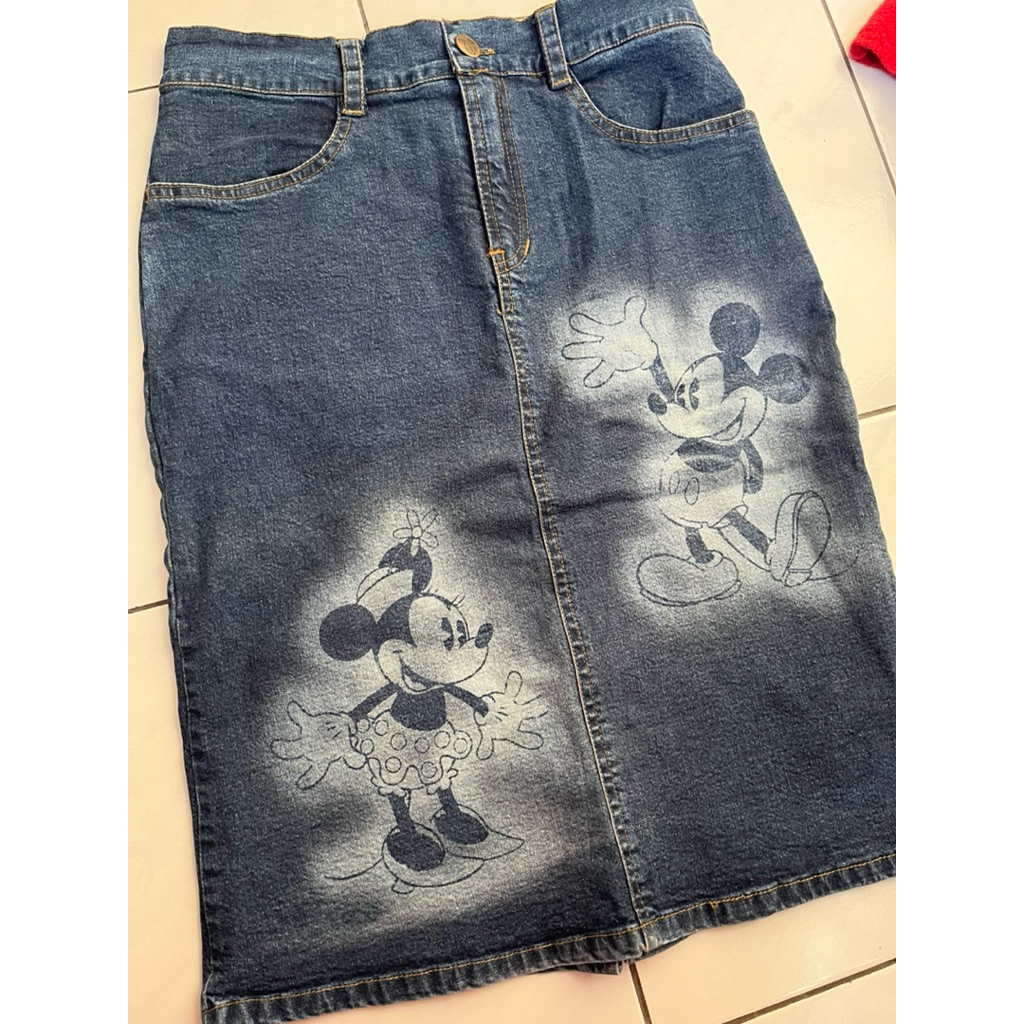 Rok Jeans Mickey Minie Mouse Disney preloved