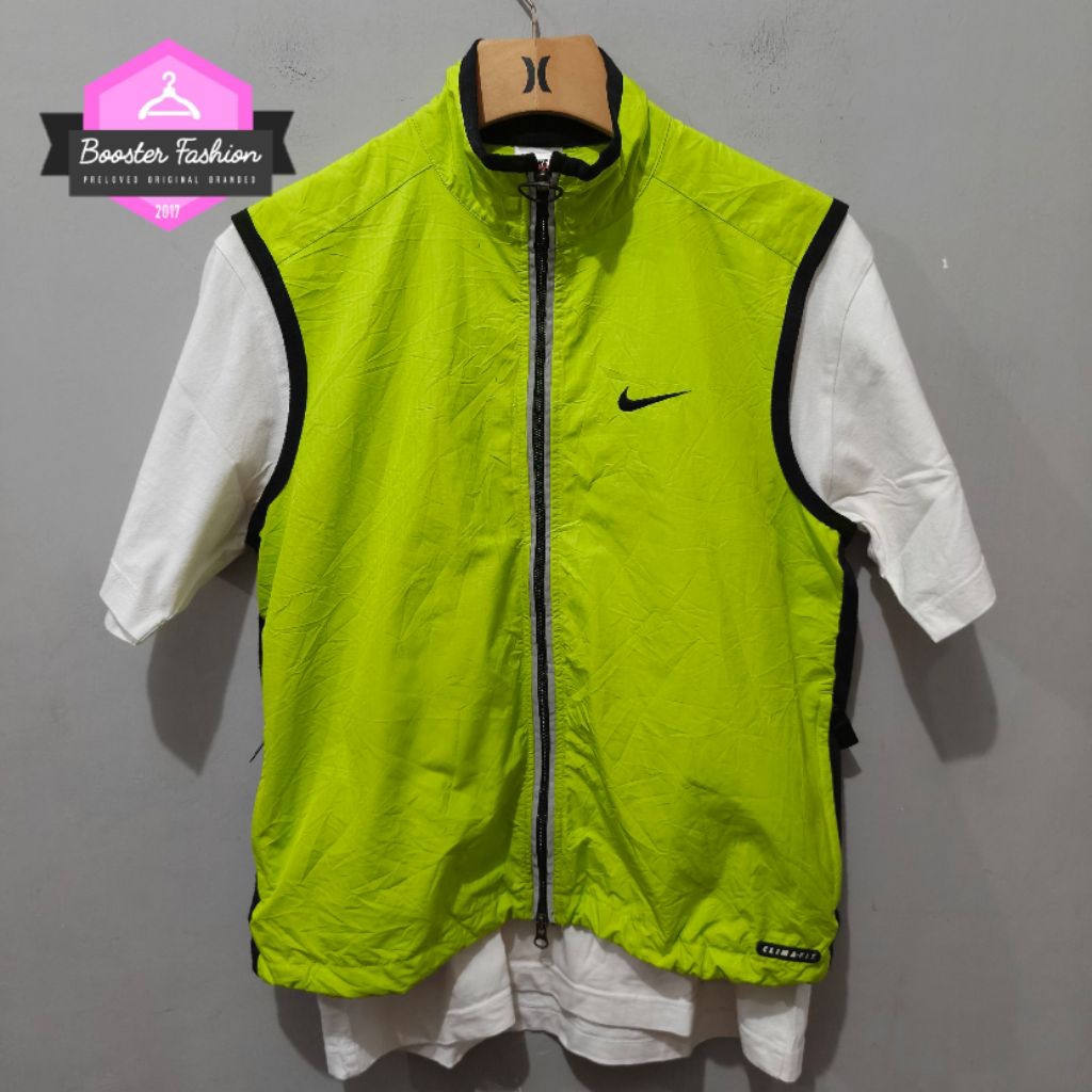 VEST NIKE VINTAGE NEON BLACK ORIGINAL SIZE M
