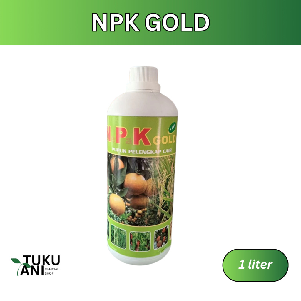 Pupuk Cair NPK Gold  Plus 1 Liter ZPT Pupuk Pelengkap Cair