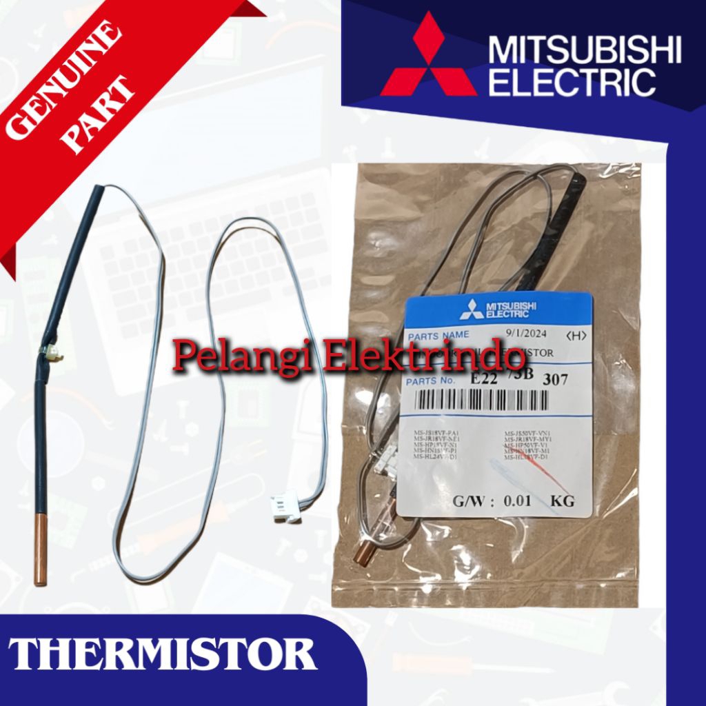 Thermistor coil / Sensor Pipa Indoor AC Mitsubishi Electric Model MSY-HL24VF