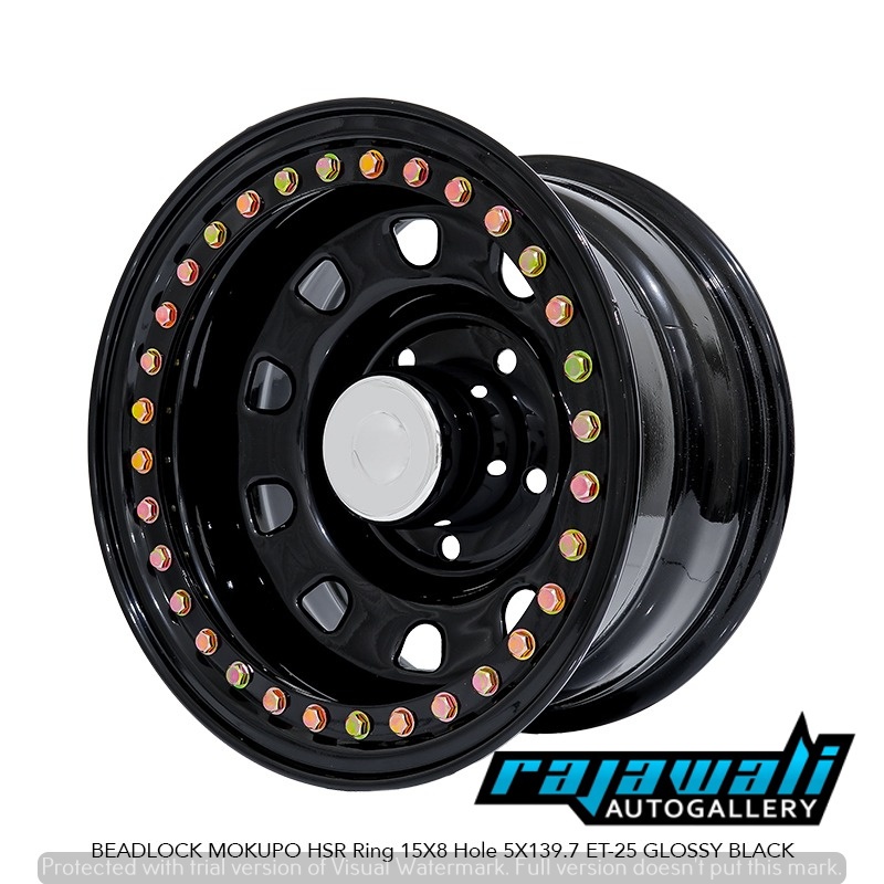 VELG HSR WHEEL-BEADLOCK MOKUPO RING 15 UNTUK MOBIL KATANA JIMNY ESCUDO TAFT FEROZA