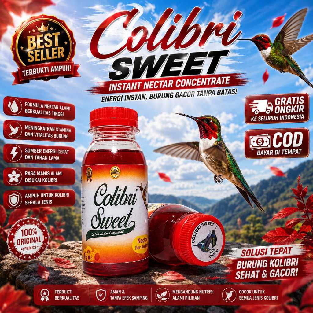 COLIBRI SWEET NEKTAR BURUNG COLIBRI SANGAR JOSSBOSS