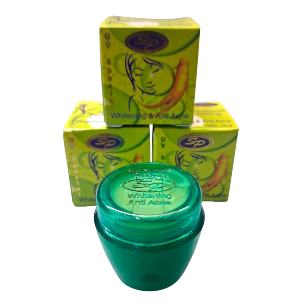 3PCS - Cream Sp Ginseng Whitening & Anti Acne