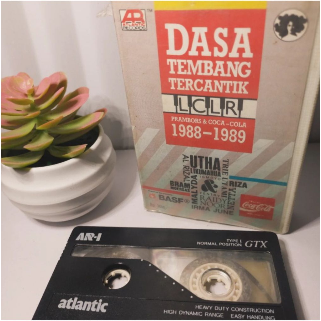 Kaset Pita Dasa Tembang Tercantik 1988 - 1989