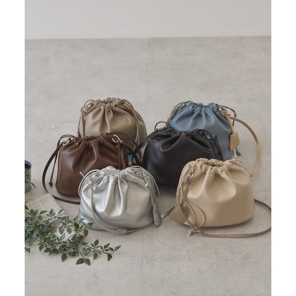 3-Way Drawstring Shoulder Bag American Holic Po Japan