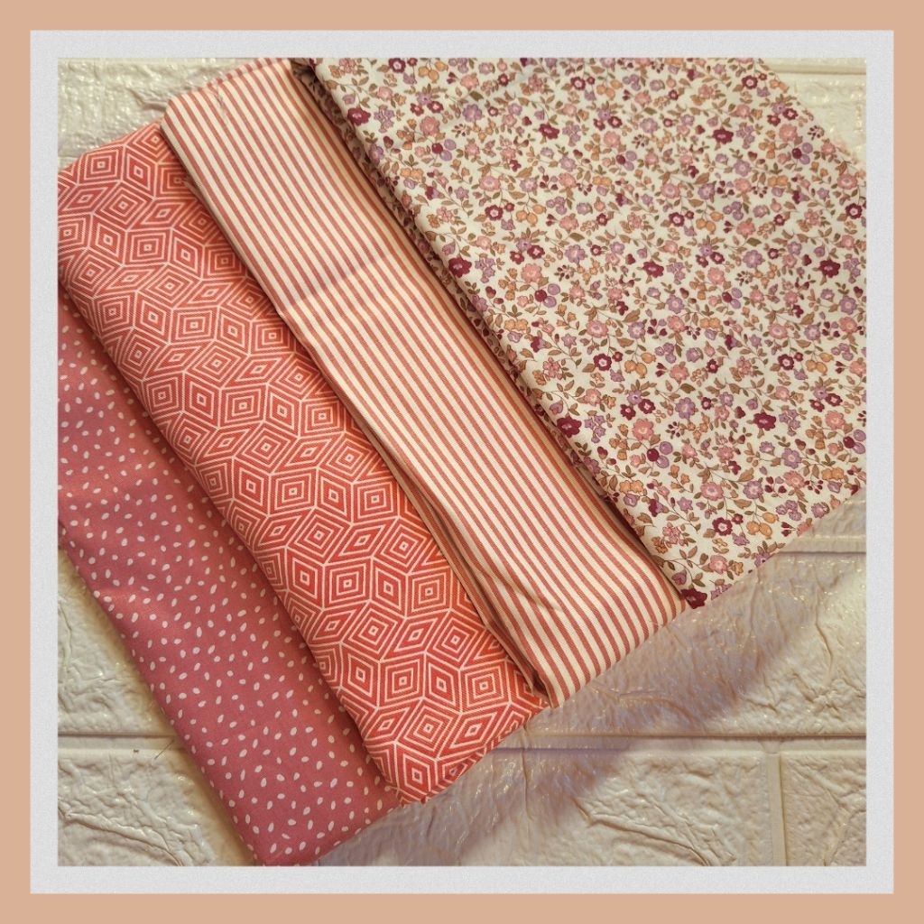 1 Set Kain Perca Katun Japan Design Tokai Senko original