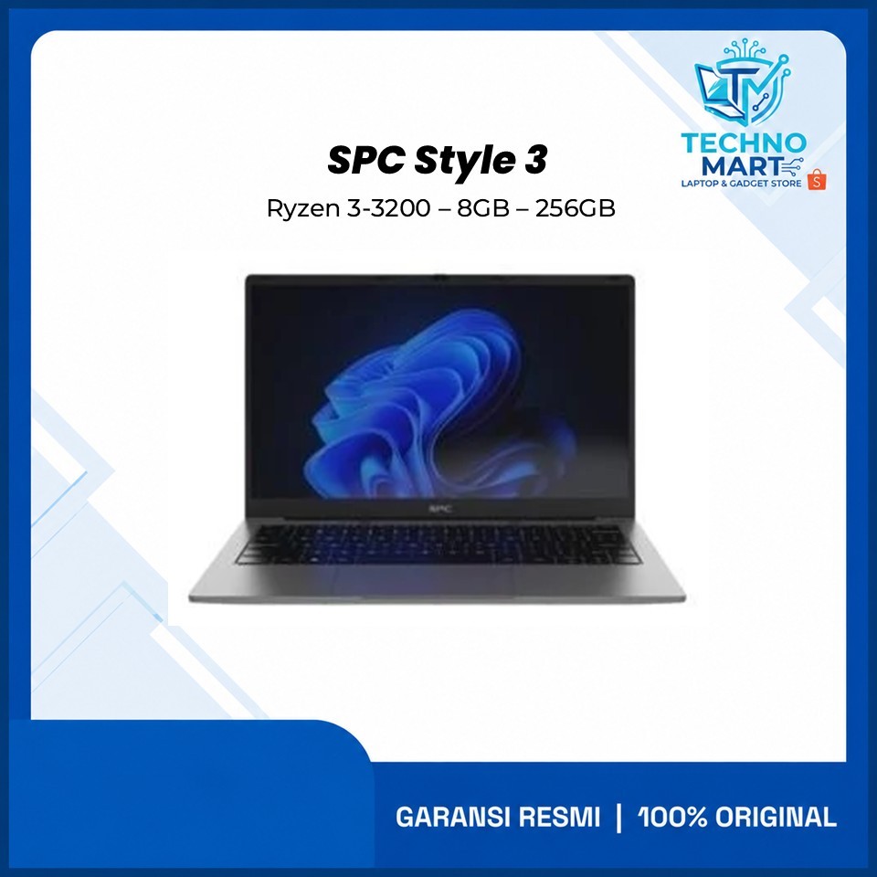 SPC Style 3 Ryzen 3-3200 8GB 256GB DOS 14.0FHD IPS