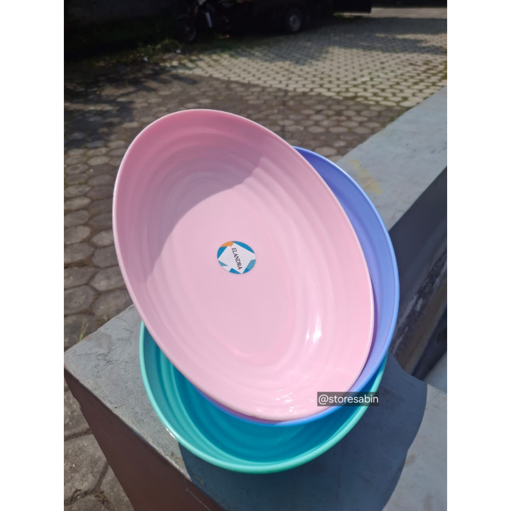 Piring Oval Plastik | Piring saji oval serbaguna / Piring Saji Cantik / Piring Oval Ulir / Piring La
