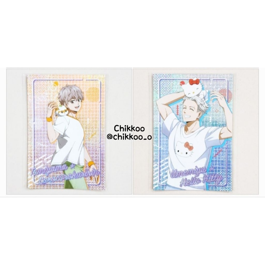 Wind Breaker Sanrio Glitter Postcard
