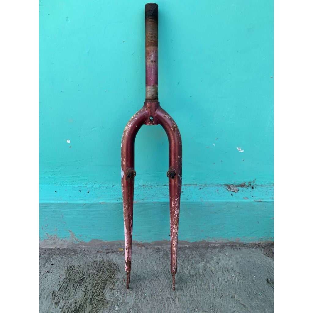 fork garpu sepeda 26 bahan sepeda kalcer commuter bike bekas