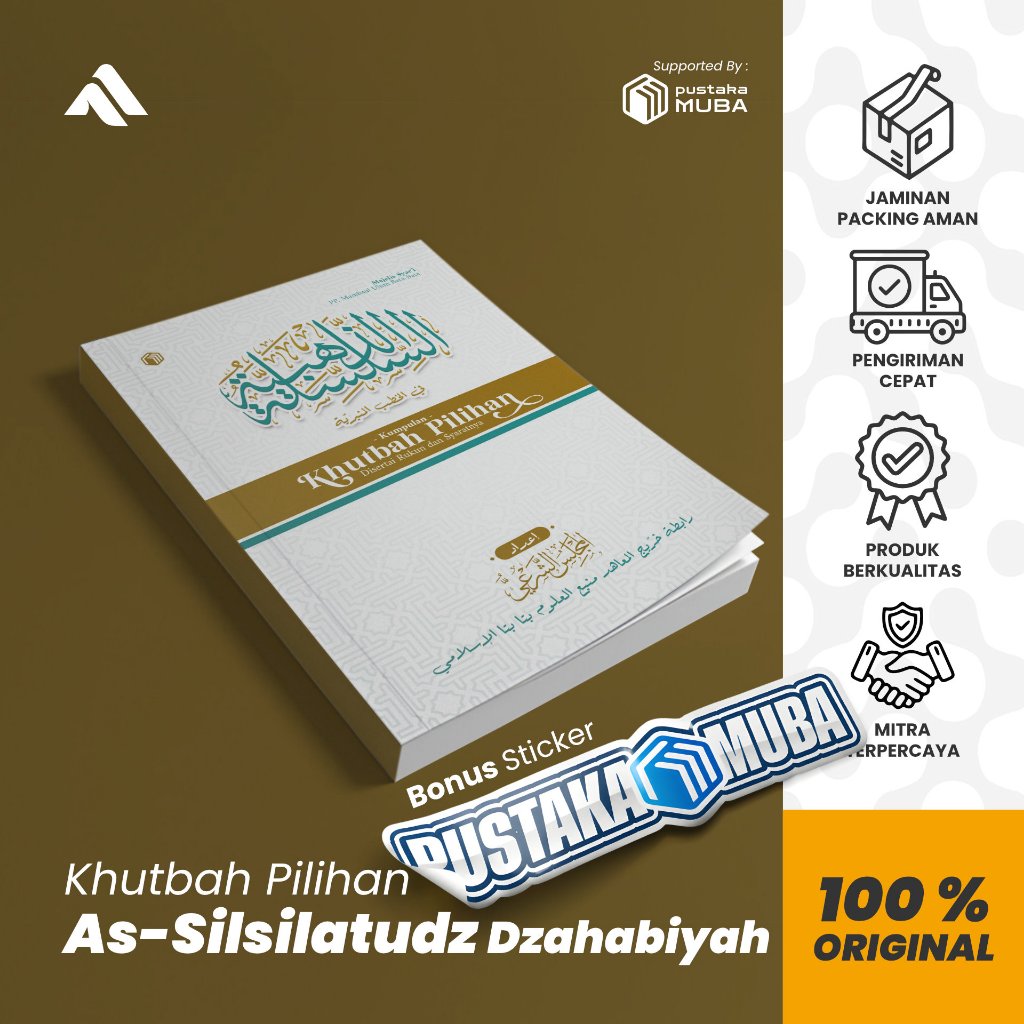 Buku Kitab Kumpulan Khutbah Jumat Terlengkap Setahun Singkat Padat - ASSILSILATU ADZ DZAHABIYAH - Te