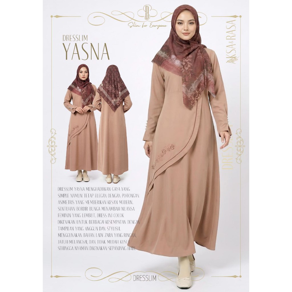 GAMIS WANITA YASNA RABBANI ORIGINAL