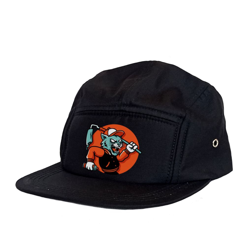 Mortesa Five Panel Hat Neko Graffiti - 5 Panel Hat