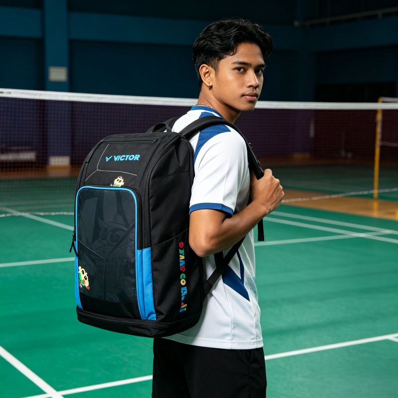 Tas Ransel Badminton Victor x Crayon Shinchan BR3042CS Tas Raket Olahraga Harian & Turnamen Anti Air