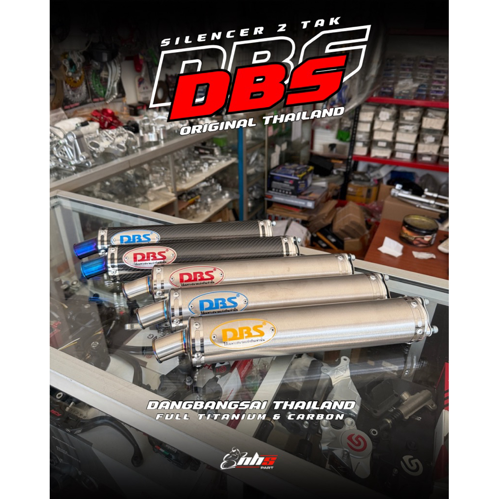 Silencer DBS 2 Tak Original Thailand cocok untuk Ninja 2 Tak, Serpico, NSR dll