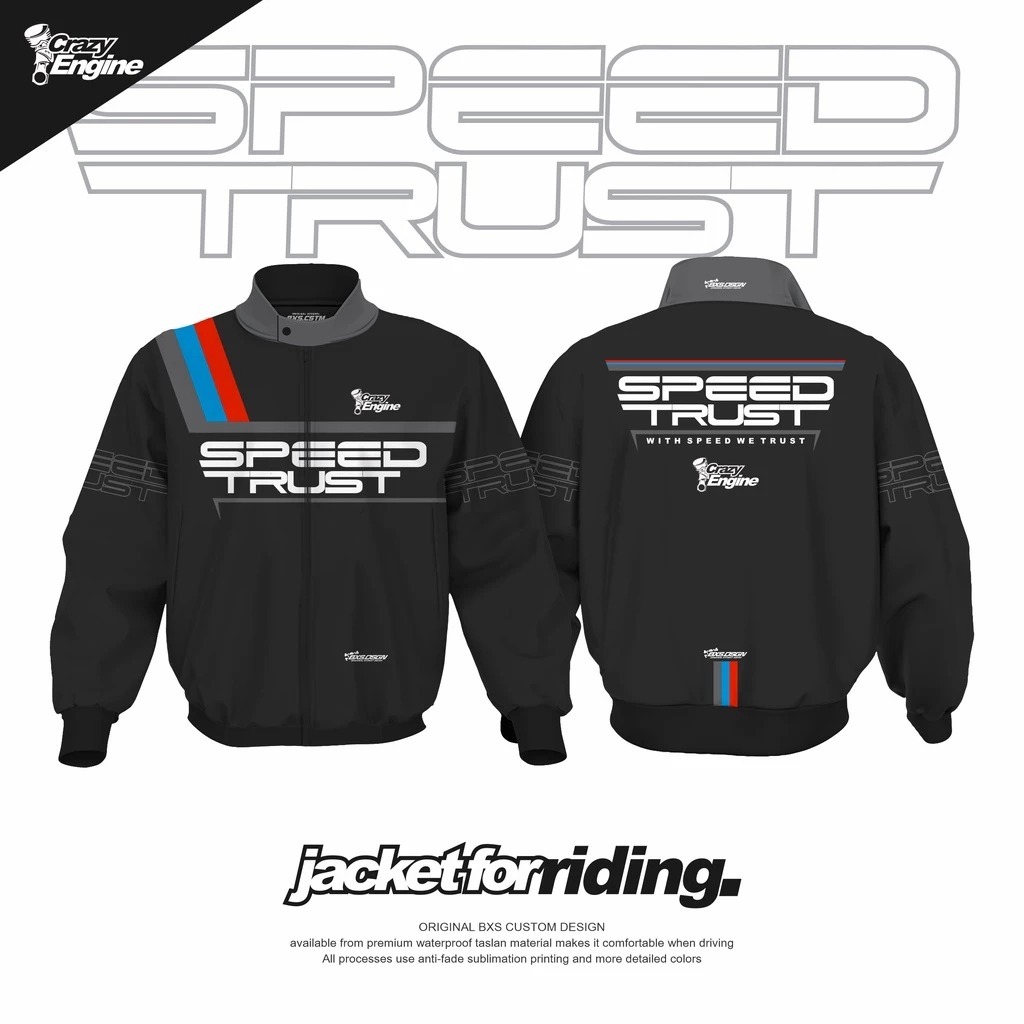JAKET MOTOR SPEED TRUST | JACKET UNTUK TOURING RIDING SUNMORI BAHAN LOTTO