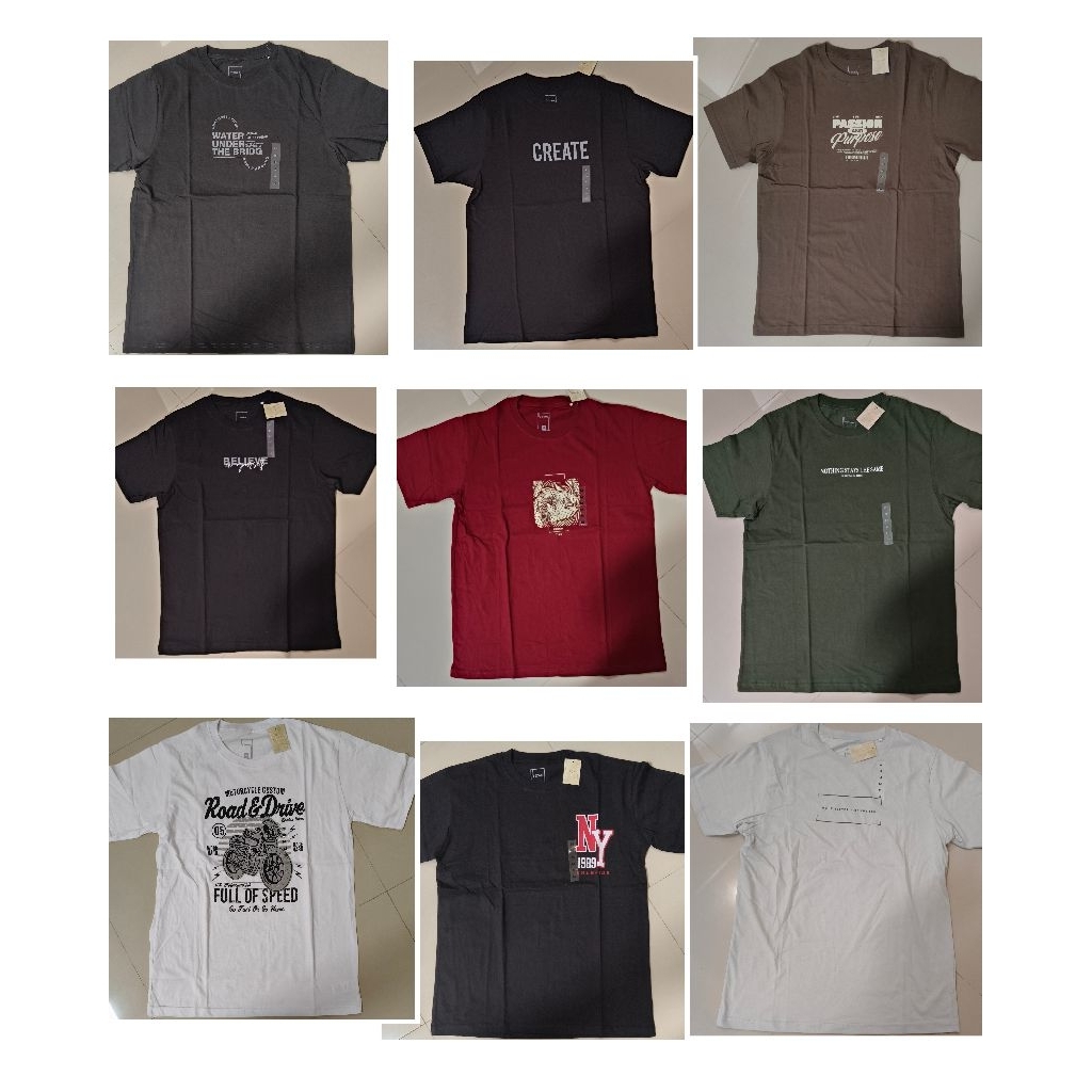T Shirt  Pria Original Size M T Zone