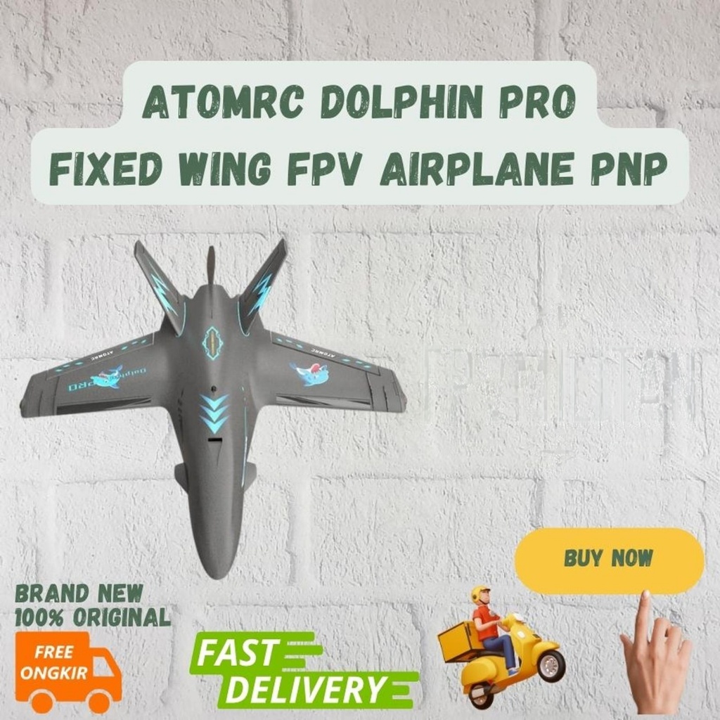 AtomRC Dolphin PRO 800mm PNP Fixed Wing FPV Airplane Version