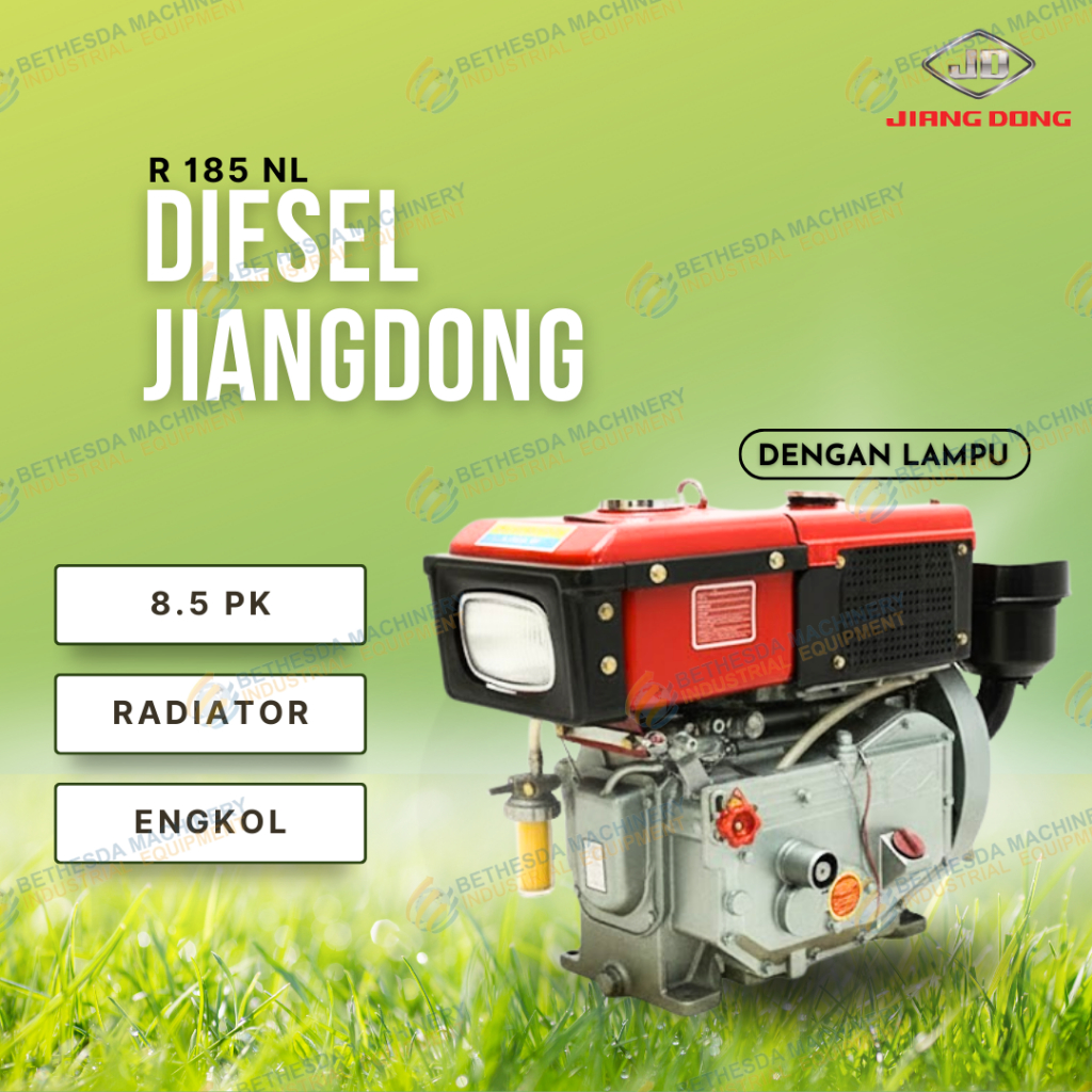 Diesel 8.5 PK Jiangdong R185 NL Radiator Lampu Series