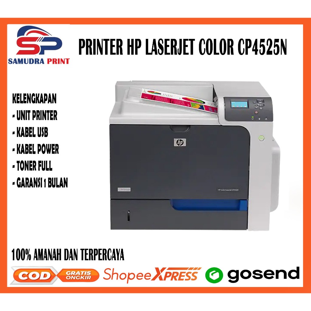 Printer hp laserjet color cp4525n CP4525N MULUS