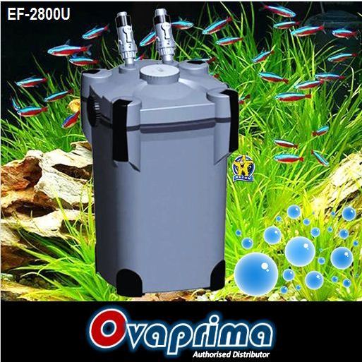 Resun EF-2800U Filter Tabung External Aquarium Aquascape dengan Lampu UV Canister Filter with UV Lam
