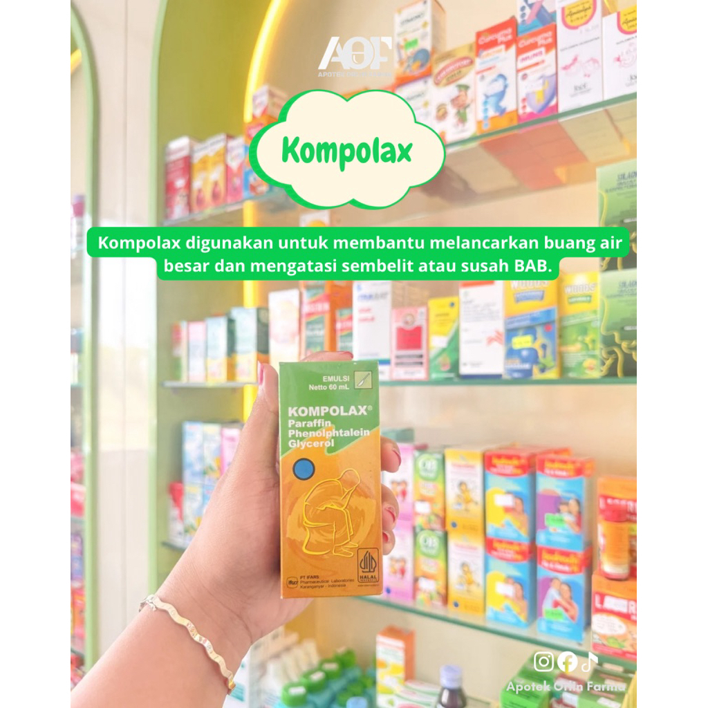 Kompolax Obat melancarkan bab sirup 60 ml