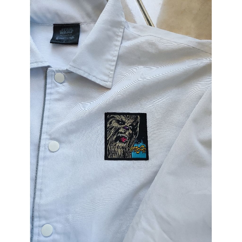 white coach jacket star wars x ageless galaxy (AGLXY)