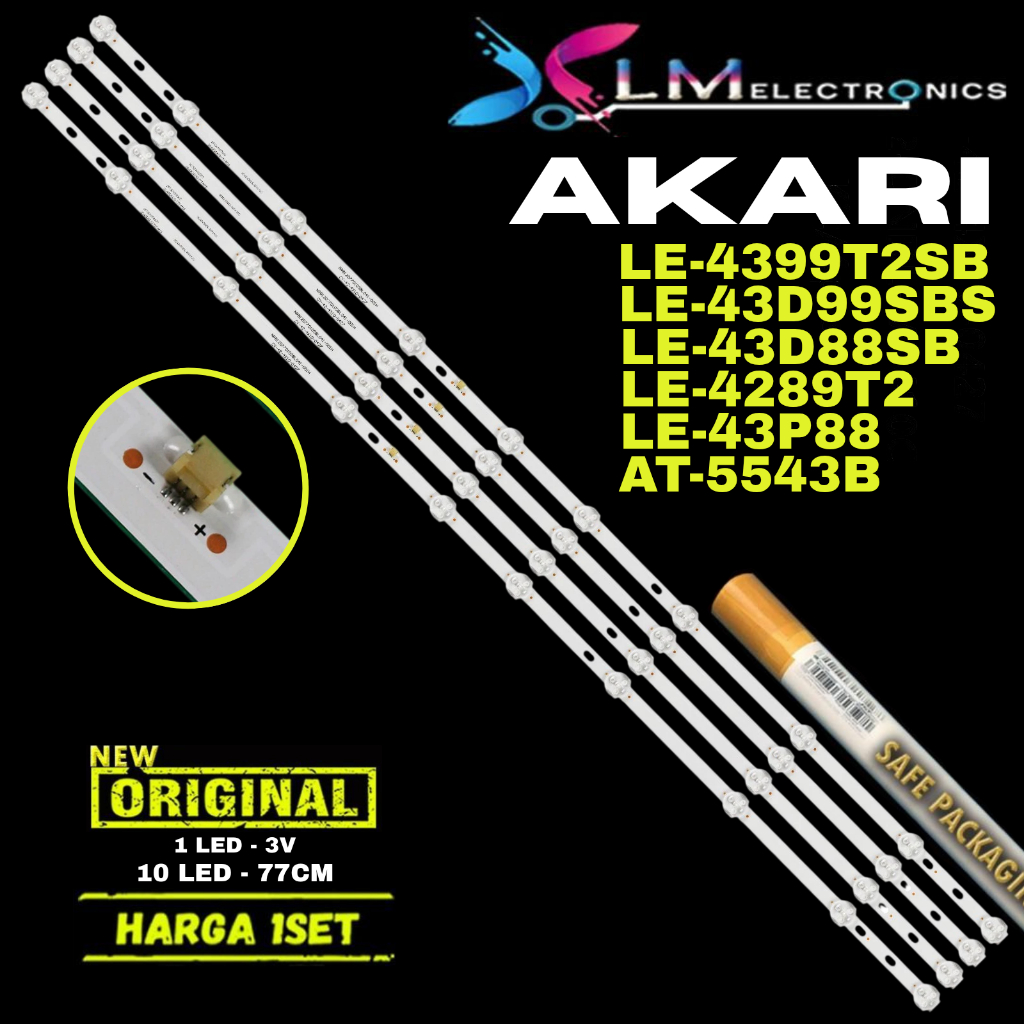 BACKLIGHT TV LED AKARI 42 42 4289T2 43P88 4399T2SB 43D99SBS 4289 43P88