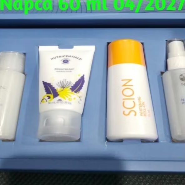 TRAVEL KIT BODY CARE SET 4 ITEM UKURAN MINI SIMPLE BERSEGEL