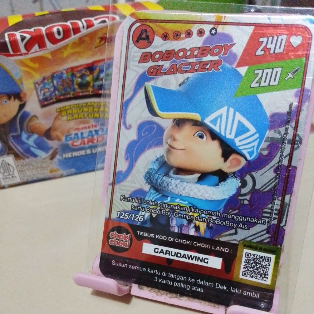 Kartu Boboiboy Choki Choki/GLACIER FOIL