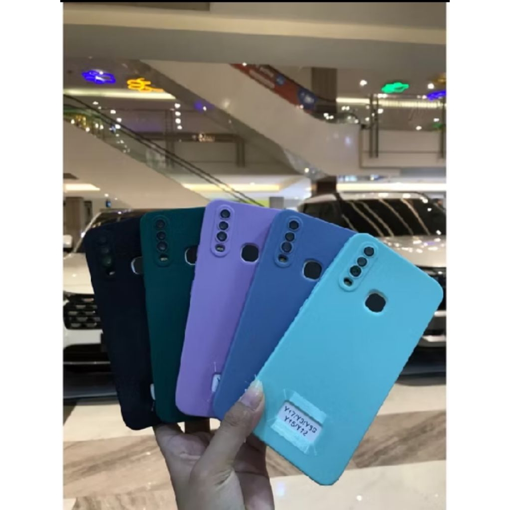 Softcase Macaron Polos Case Vivo Y12 / Y15 / Y17