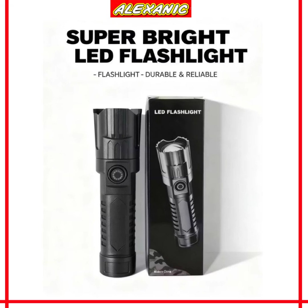 Senter LED Super Bright USB | Senter Charger USB Flashlight LED USB Charging