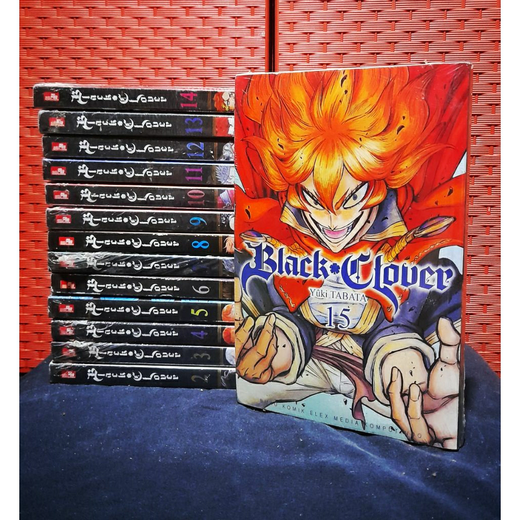 [Segel&Kolpri] Set Komik Black Clover 2-15 (baca deskripsi)