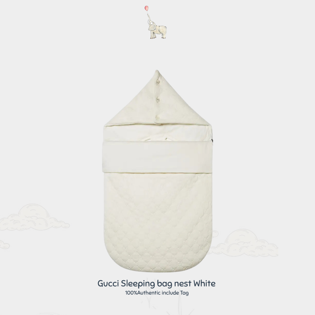 Gucci Collection | Gucci Sleeping bag nest White | Gucci Polo Red 3Y