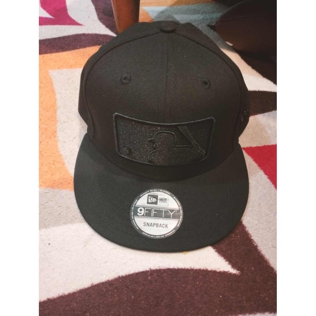 Topi New Era 9FIFTY MLB Basic Snapback Black on Black - Original