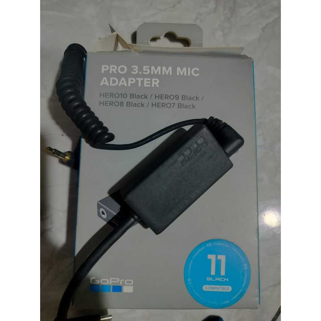 Gopro Pro 3.5Mm Mic Adapter Hero 9 Hero 10 Hero 11 Hero 12 Original second