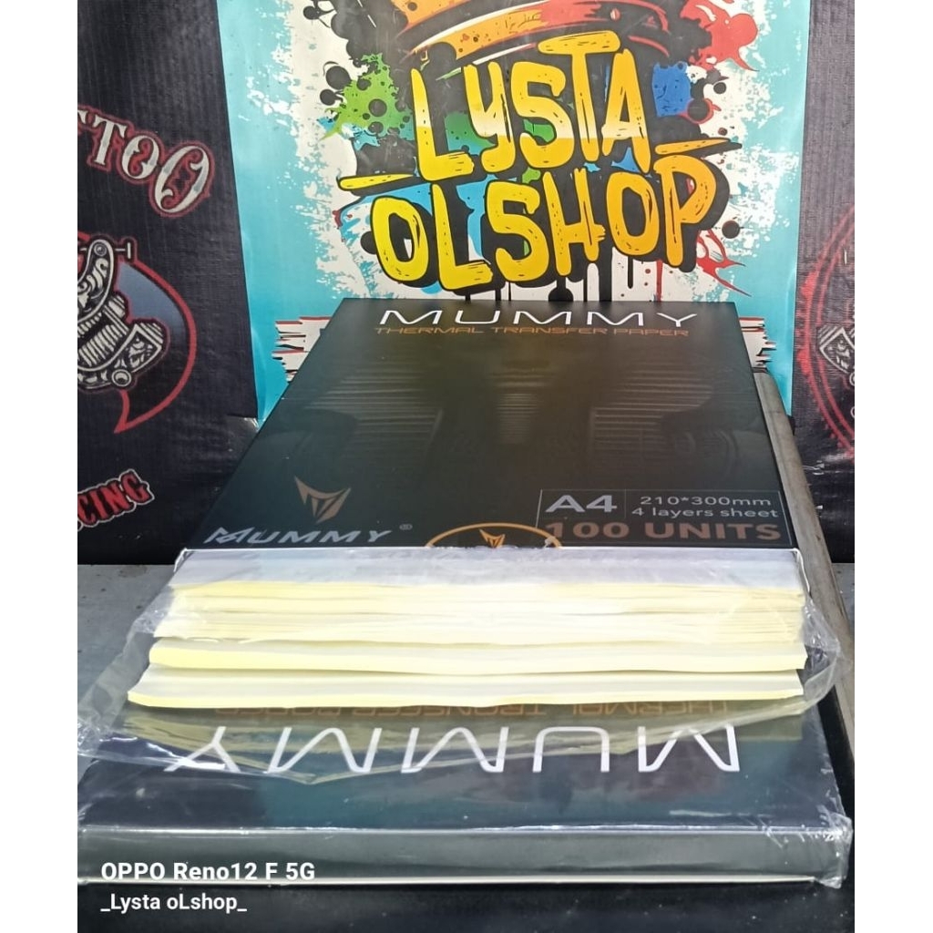 Kertas JipLak Tattoo Spirit USA,Mummy,& Spirit China
