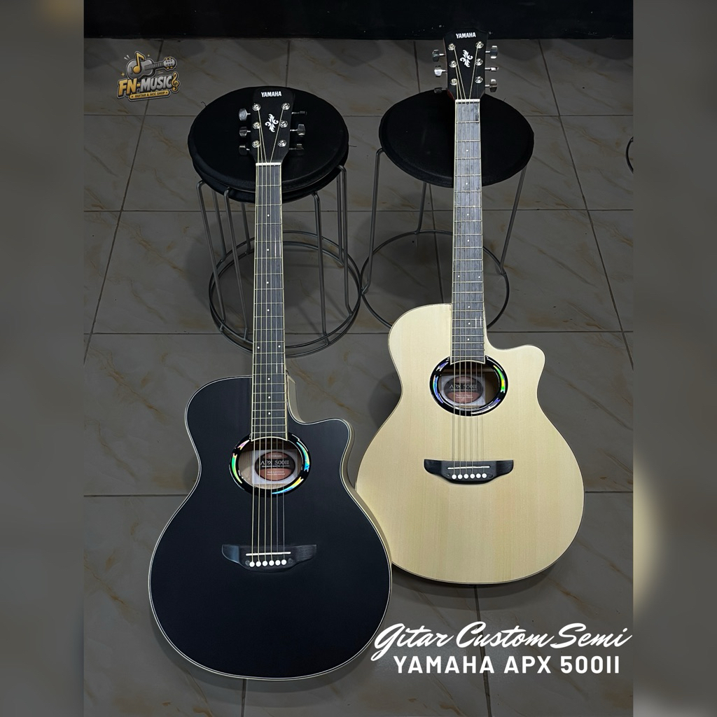 GITAR YAMAHA APX 500II, SEMI MERANTI, GITAR CUSTOM SEMI, GITAR YAMAHA APX