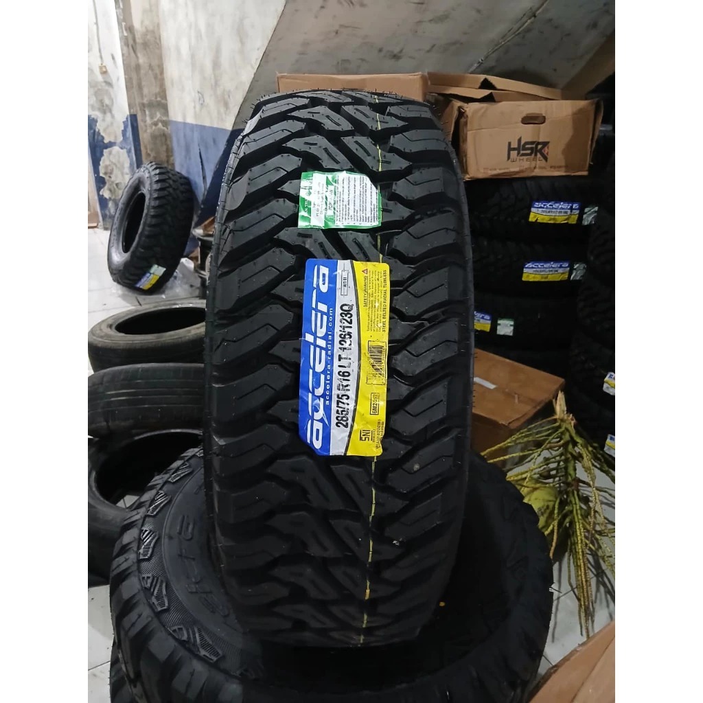 Ban mobil offroad ukuran 285/75 R16 ACCELERA M/T-01 Ban lumpur Ring 16 produksi terbaru