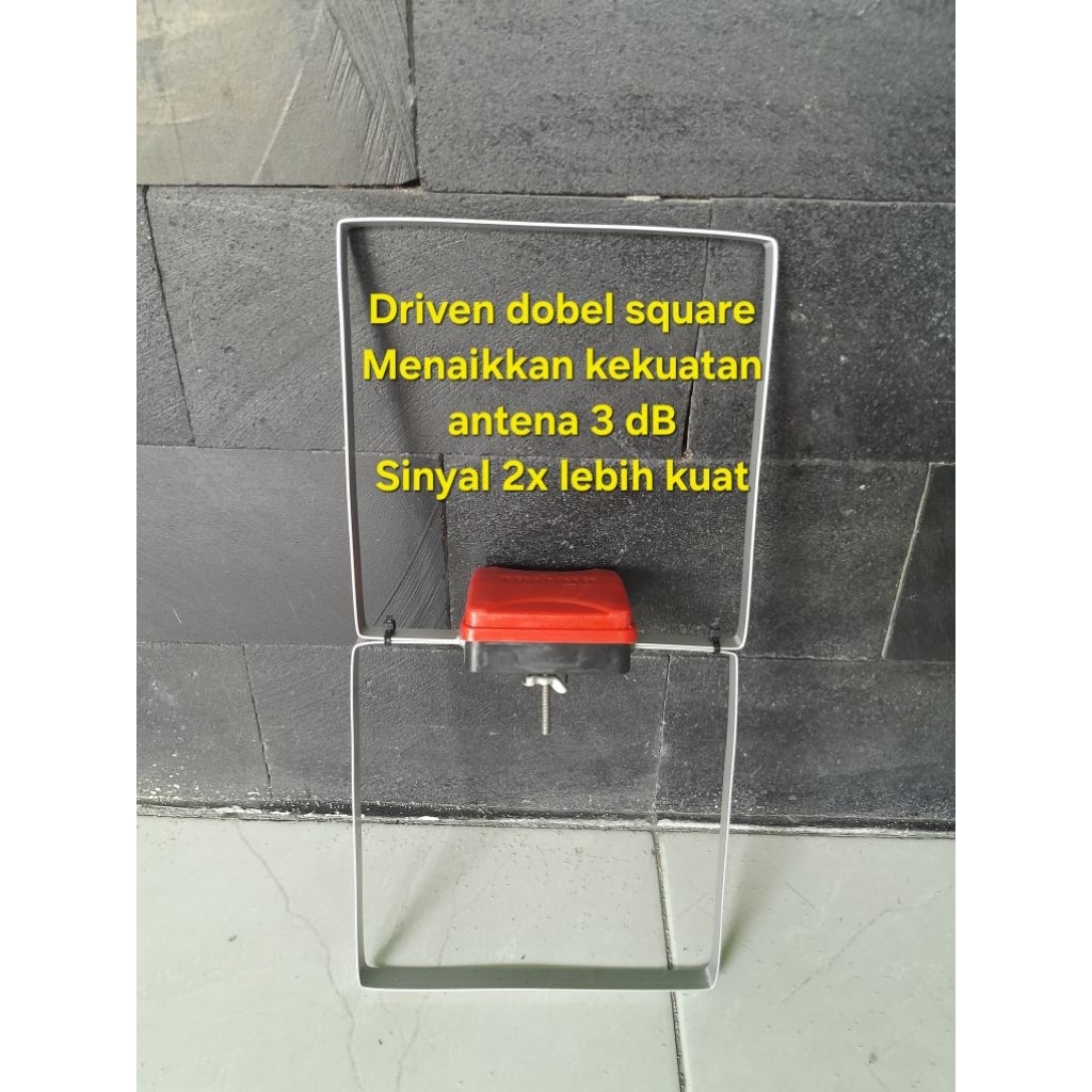 Driven antena UHF dobel kotak