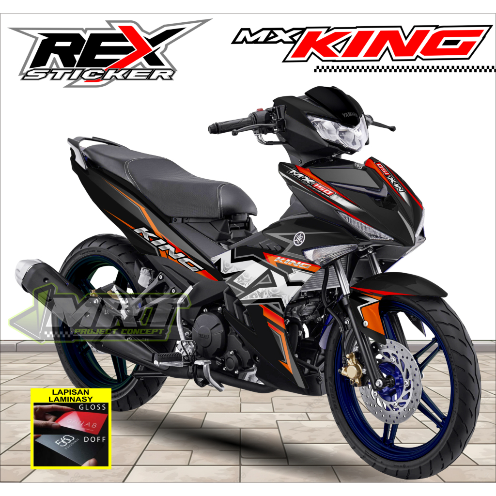 Decal Sticker MX KING 150, Sticker MX KING 150 cc / Decal Sticker MX KING 150, Sticker MX KING 150 c