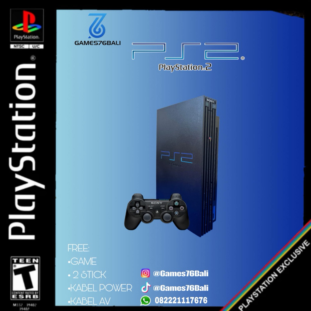 PS2 FAT MATRIX HARDISK INTERNAL mesin JAPAN