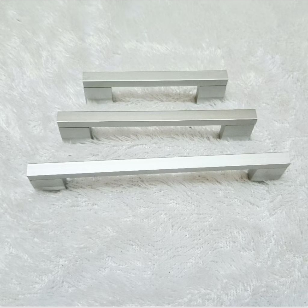 Handle Aluminium Pegangan Tarikan Laci Lemari Mebel Kitchen Set TPA 12 Anodize