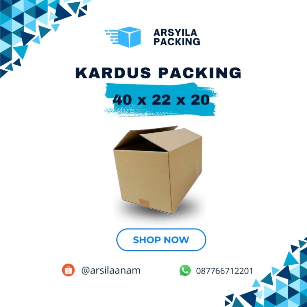 kardus packing 40x22x20