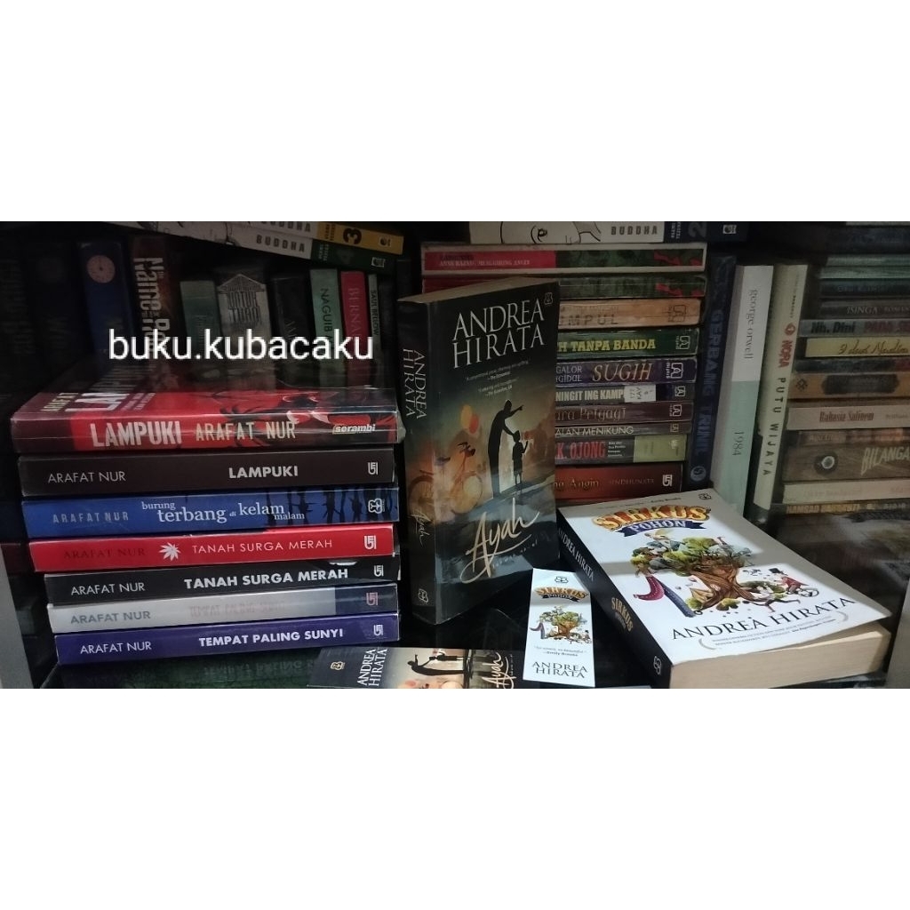(ORI, Silakan Tanya Judul) ARAFAT NUR (LAMPUKI TANAH SURGA MERAH) - ANDREA HIRATA (AYAH SIRKUS POHON
