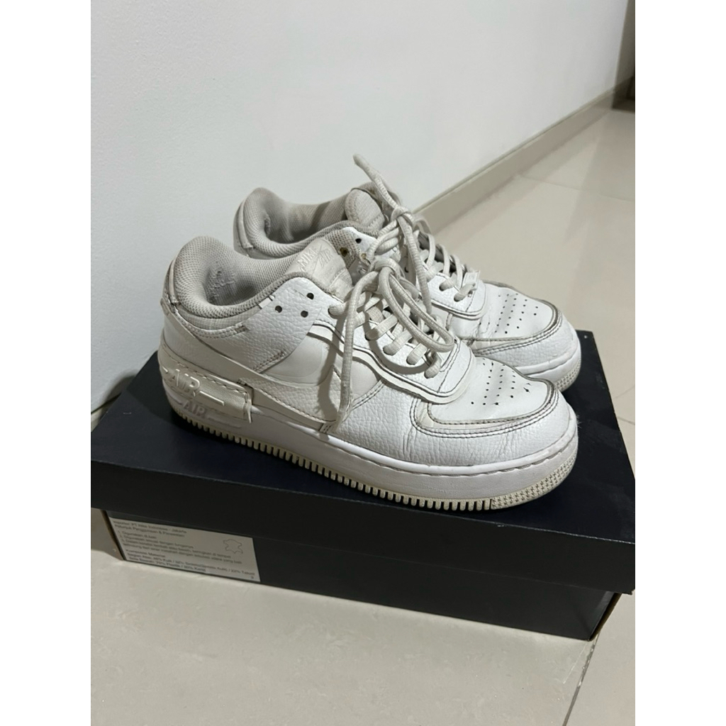 Preloved Ori Nike Air Force 1 Shadow With Box