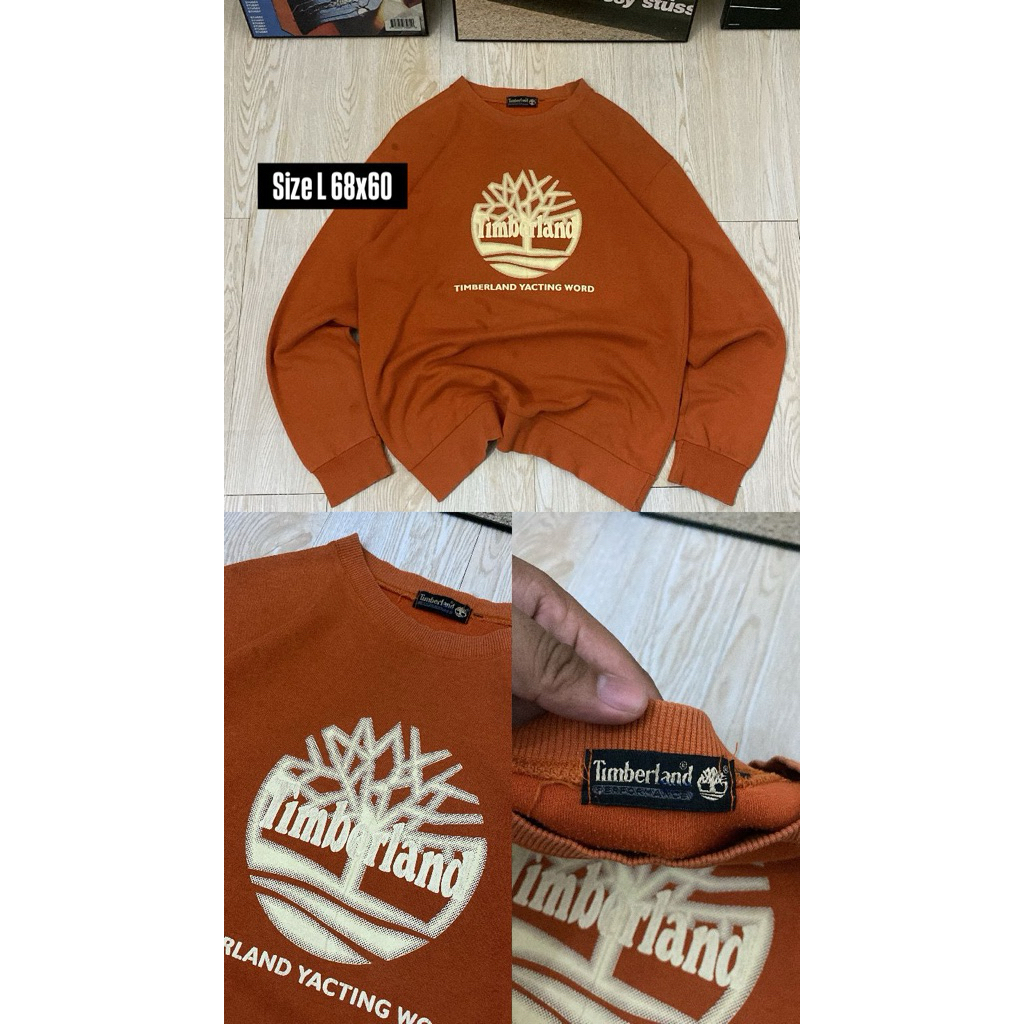 preloved crewneck timberland